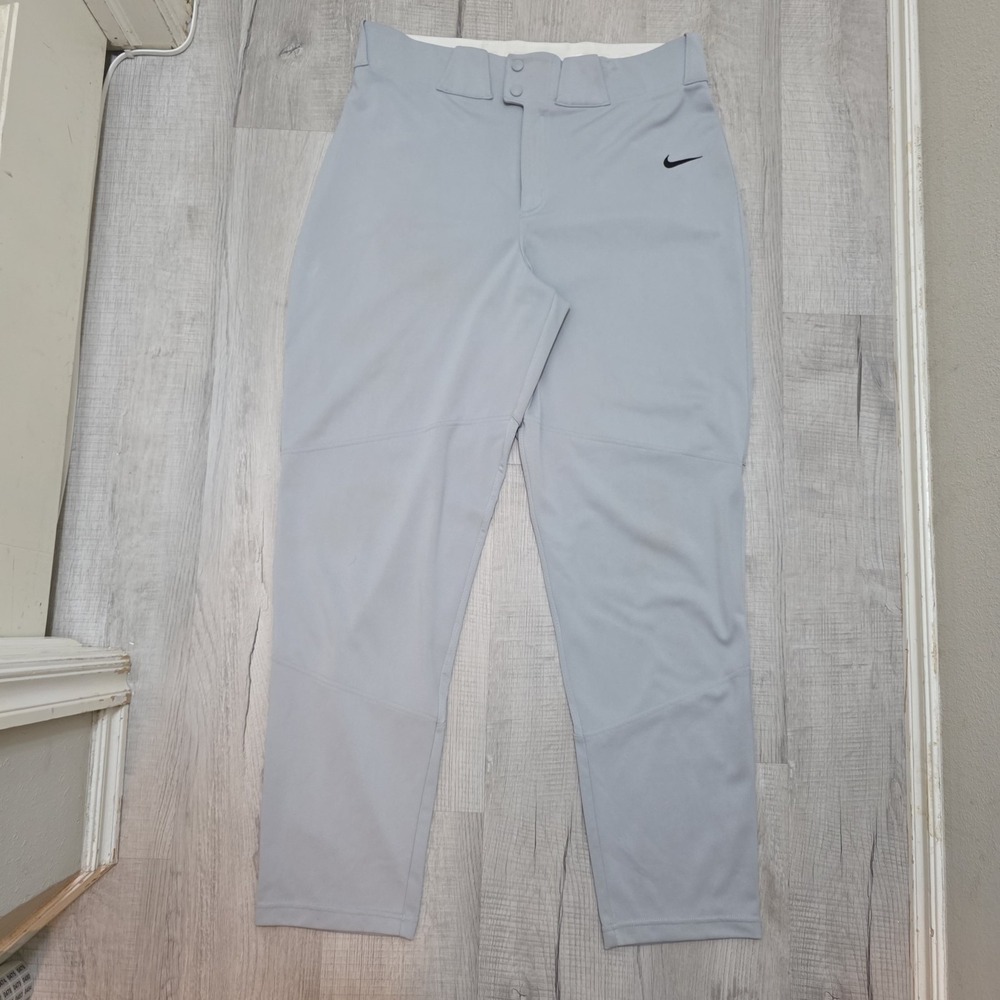 Nike Pants Mens XL Gray Vapor Select High Piped Baseball Athletic BQ6345-052
